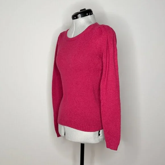 Ann Taylor Puff Shoulder Long Sleeve Sweater - Picture 2 of 6